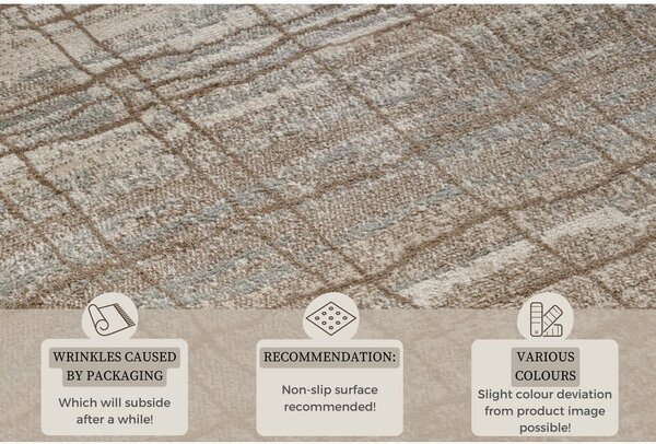 Smeđa/bež staza 80x200 cm Terrain – Hanse Home