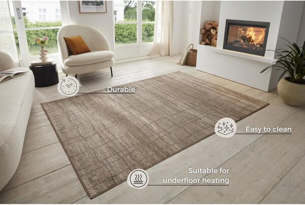 Smeđi/bež tepih 80x120 cm Terrain – Hanse Home