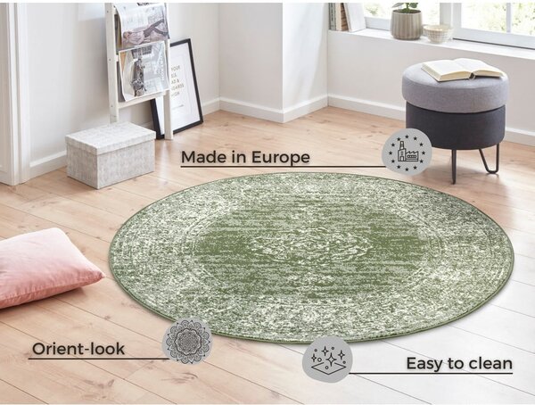 Zeleni okrugli tepih ø 160 cm Méridional - Hanse Home
