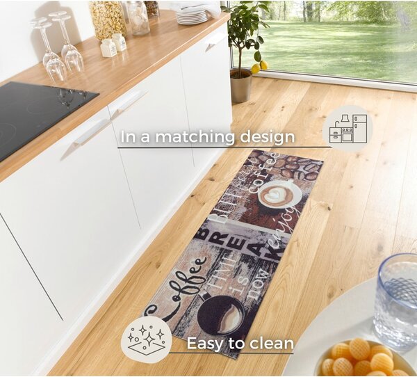 Smeđa staza 50x150 cm Enjoy Coffee Break - Hanse Home