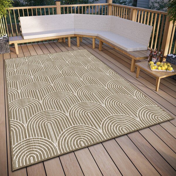 Smeđi vanjski tepih 160x230 cm Pangli Linen – Hanse Home