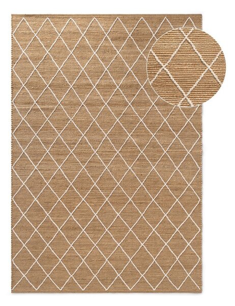 Ručno rađen juteni tepih u prirodnoj boji 120x180 cm Kunu – Hanse Home