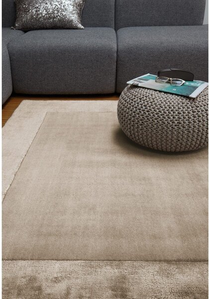 Svjetlo smeđi ručno rađen tepih od mješavine vune 200x290 cm Ascot – Asiatic Carpets