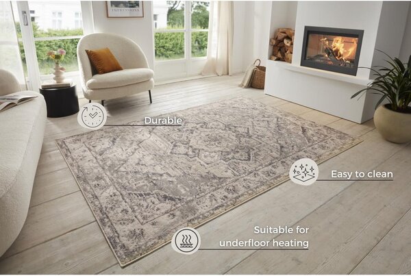 Sivo-bež tepih 120x170 cm Terrain Designer Sand – Hanse Home
