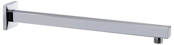 VidaXL Potporna ručka za tuš četvrtasta od čelika 201 srebrna 40 cm