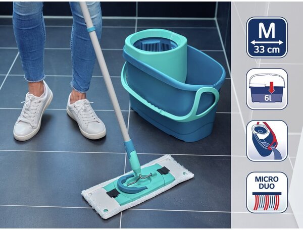Mop s kantom i rezervnom navlakom Clean Twist M Ergo - LEIFHEIT
