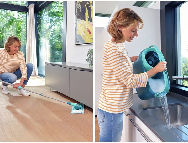 Mop s kantom i rezervnom navlakom Clean Twist M Ergo - LEIFHEIT