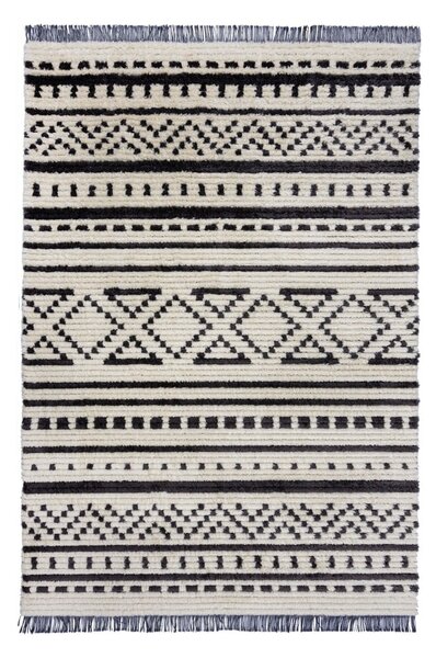 Black Friday - Crno-bijeli tepih 160x230 cm Sabri – Flair Rugs