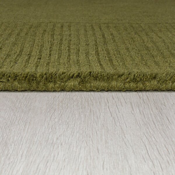 Zeleni vuneni tepih 160x230 cm – Flair Rugs