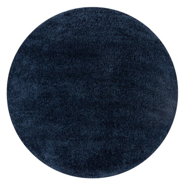 Tamno plavi okrugao tepih ø 133 cm – Flair Rugs