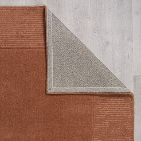 Ciglasti vuneni tepih 160x230 cm – Flair Rugs