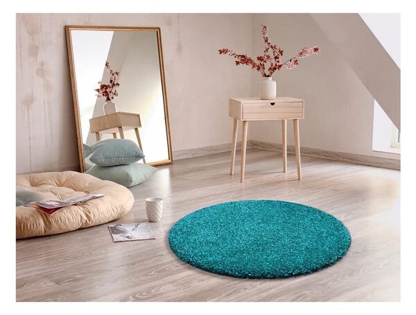 Plavi tepih Universal Aqua Liso, Ø 80 cm