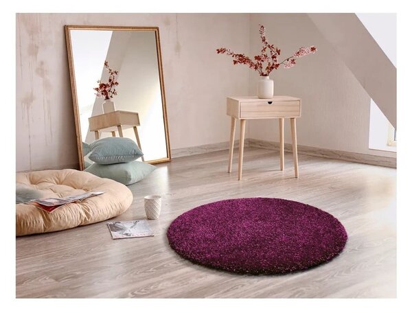 Ljubičasti tepih Universal Aqua Liso, ø 80 cm
