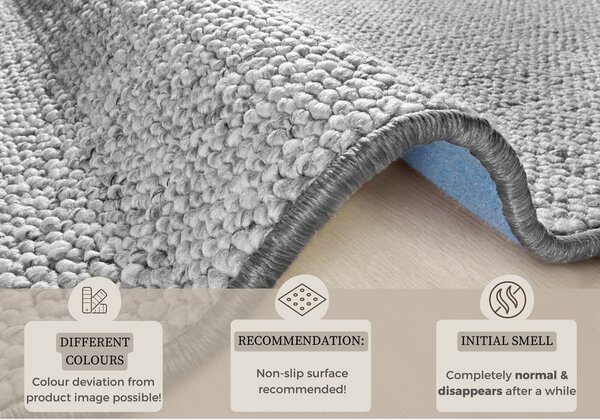 Sivi tepih 160x240 cm Wolly – BT Carpet