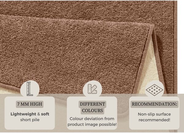 Smeđa staza 80x200 cm Fancy – Hanse Home