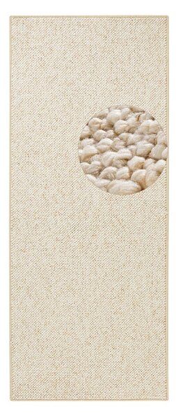 Krem staza 80x200 cm Wolly – BT Carpet