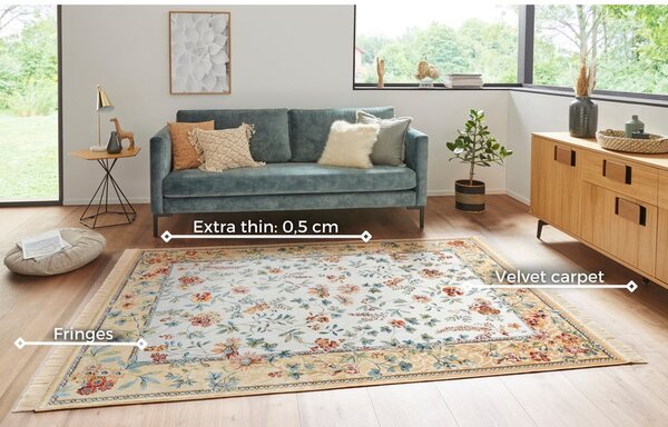 Bež tepih viskozan 160x230 cm Oriental – Nouristan