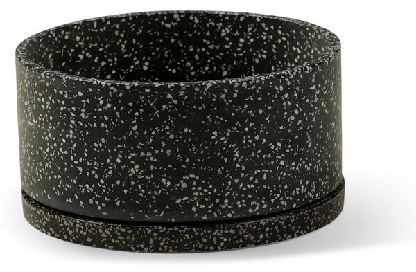 Set od dvije tamno sive tegle za cvijeće Bonami Selection Terrazzo