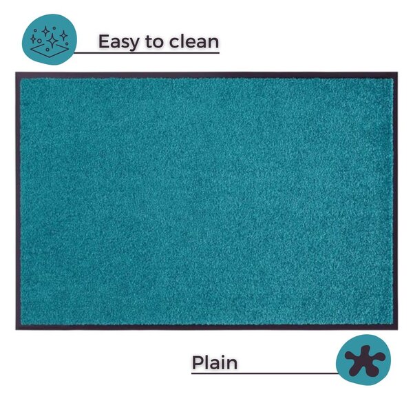 Tirkizna prostirka Hanse Home Wash & Clean, 39 x 58 cm