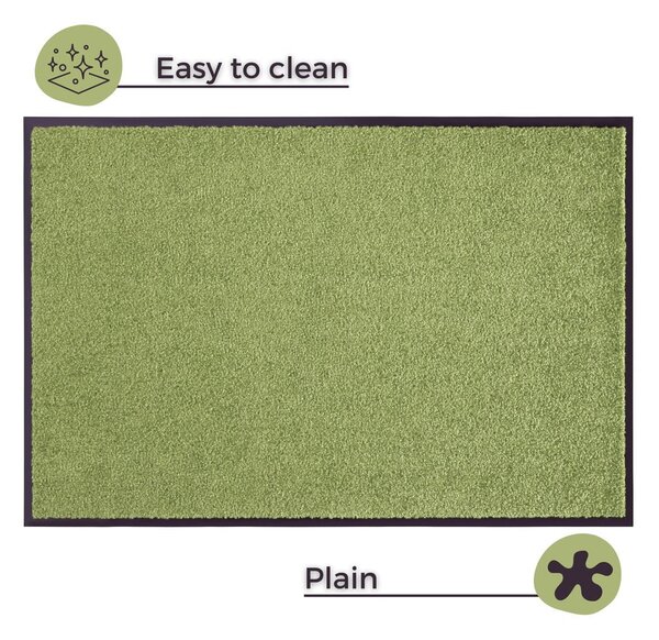 Hanse Home Wash & Clean zelena prostirka, 39 x 58 cm
