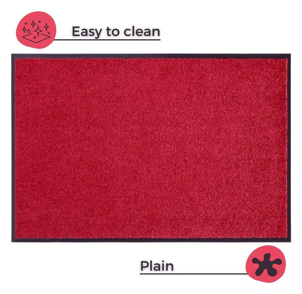Hanse Home Wash & Clean crvena prostirka, 39 x 58 cm