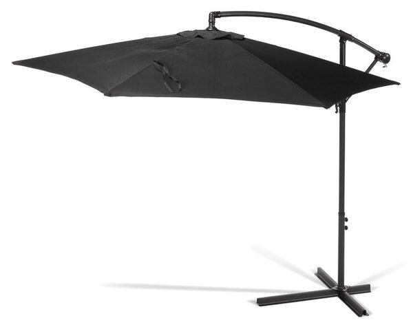 Crni suncobran ø 300 cm Happy Sun – Bonami Essentials