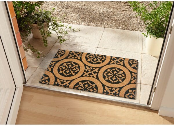 Otirač od kokosovih vlakana 75x45 cm Ornaments - Hanse Home