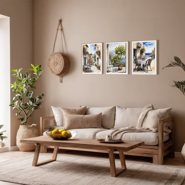 Slike u setu 3 kom 30x40 cm Tuscany – knor