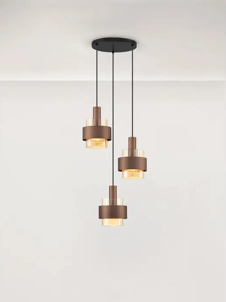 SERENA Visilica Grlo E27 3x12 W IP20 FI: 45 Smeđa NL9236431