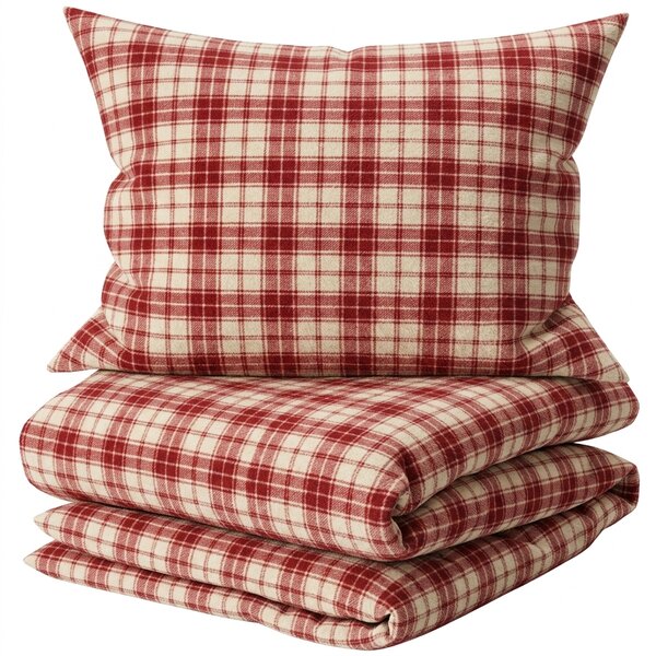 Flanelska posteljina TARTAN HEART u boji Dimenzije posteljine: 70 x 90 cm | 140 x 200 cm
