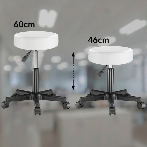 Toaletni stol Jocelyn s LED rasvjetom i stolicom 140 × 90 × 40 cm