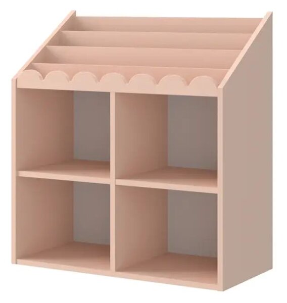 Bellamy Book Nook Montessori regal za knjige, vintage rose