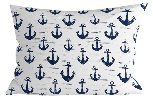 Polipamučna jastučnica NAVYSTA POLY 50x70 cm, plavo-bijela