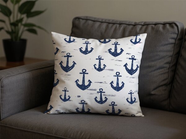 Polipamučna jastučnica NAVYSTA POLY 45x45 cm, plavo-bijela