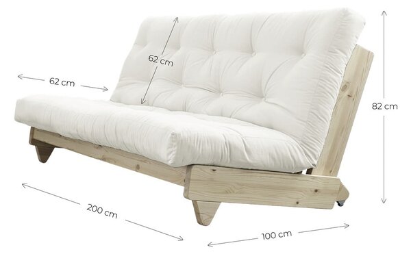 Promjenjivi kauč Karup Design Fresh Natural Clear / Creamy