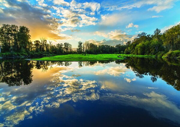 Foto tapeta - Jezero (152,5x104 cm)