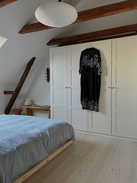 Bračni krevet od borovine s podnicom 180x200 cm Dock – Karup Design