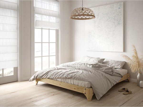 Bračni krevet od borovine s podnicom 180x200 cm Elan – Karup Design