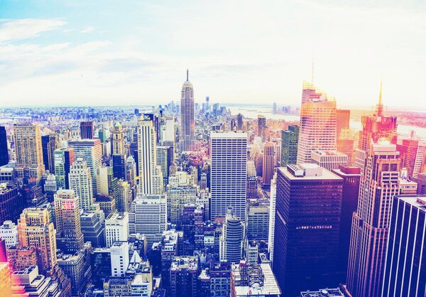 Foto tapeta - Pogled na New York City (152,5x104 cm)