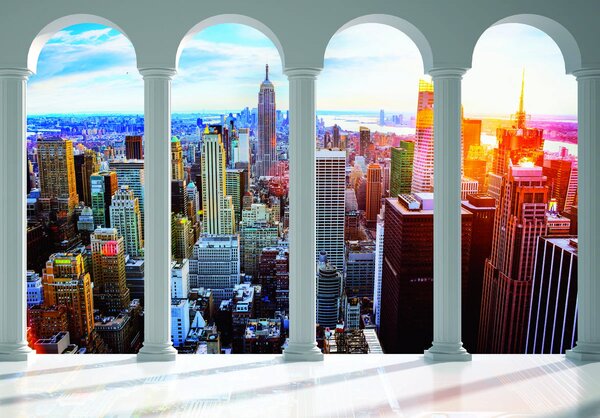 Foto tapeta - Pogled na New York City (152,5x104 cm)