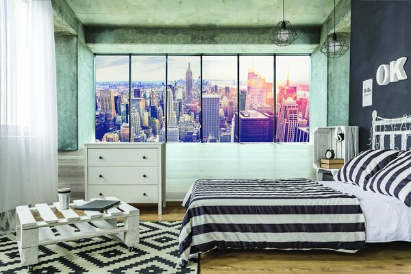Foto tapeta - Pogled na New York City (152,5x104 cm)