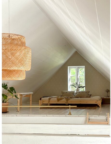 Bračni krevet od borovine s podnicom 180x200 cm Elan – Karup Design