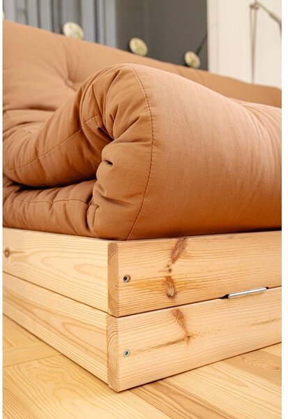 Bež sklopiva sofa 145 cm Flip – Karup Design