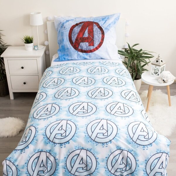 Dječja pamučna posteljina Jerry Fabrics Avengers Heroes, 140 x 200 cm