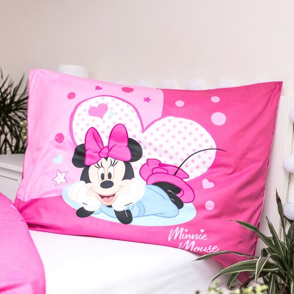 Dječja posteljina za krevet za jednu osobu od mikrovlakana 140x200 cm Minnie Sweet Like Me – Jerry Fabrics