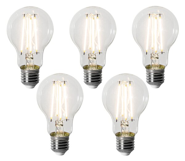 Set od 5 E27 prigušivih LED žarulja A60 8W 900 lm 3000K