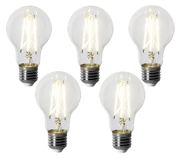 Set od 5 E27 prigušivih LED žarulja A60 6W 500 lm 4000K