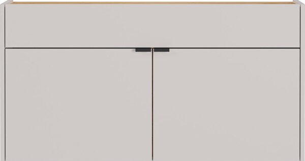 Krem viseći ormarić 110x57x22 cm Ameca – Germania