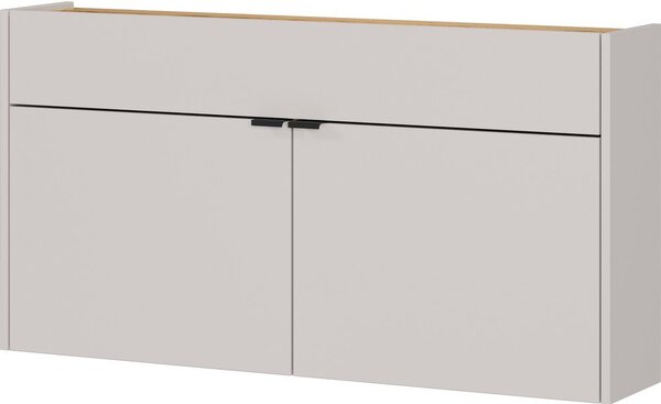Krem viseći ormarić 110x57x22 cm Ameca – Germania