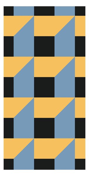 Tapeta - Šarena geometrijska apstrakcija I